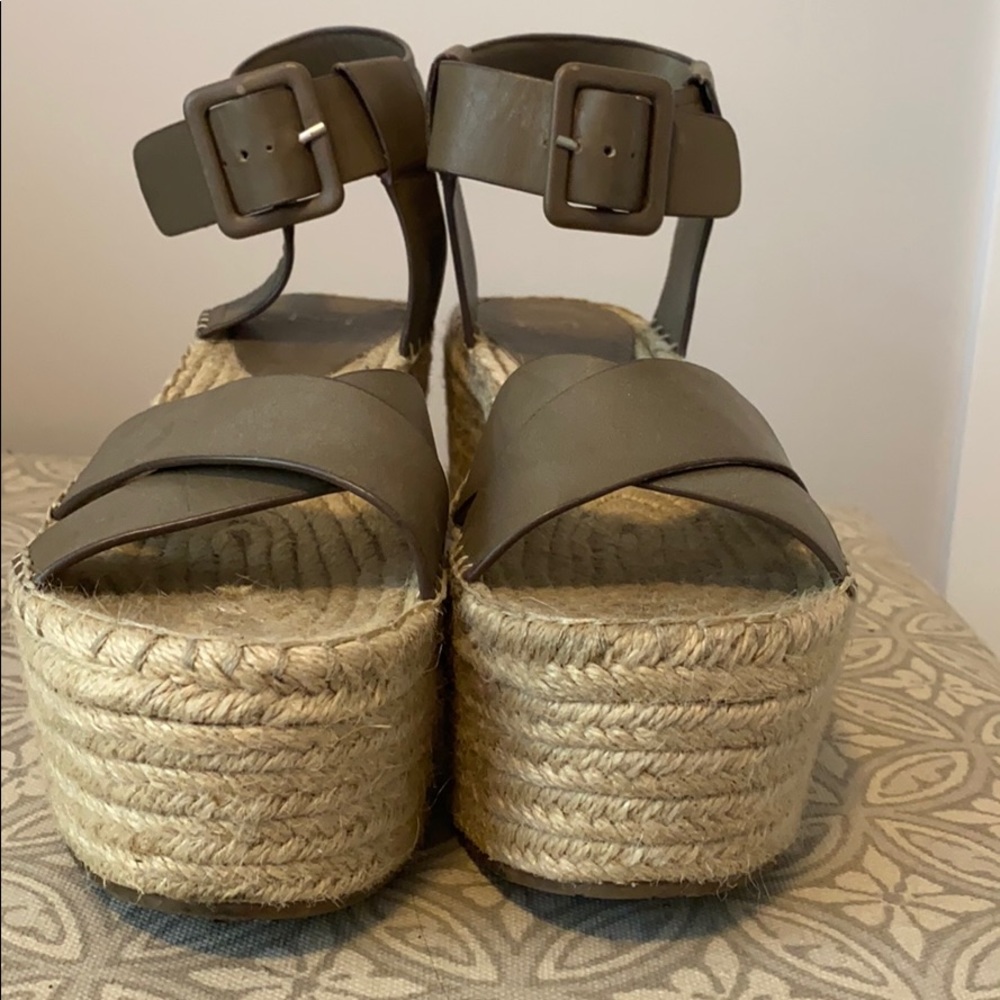 Marc Fisher ankle strap espadrille